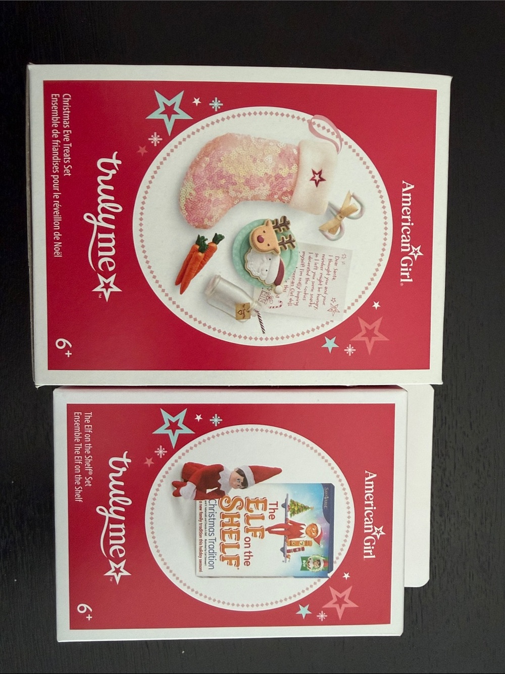 American Girl Truly Me Holiday Stocking & Elf on the Shelf